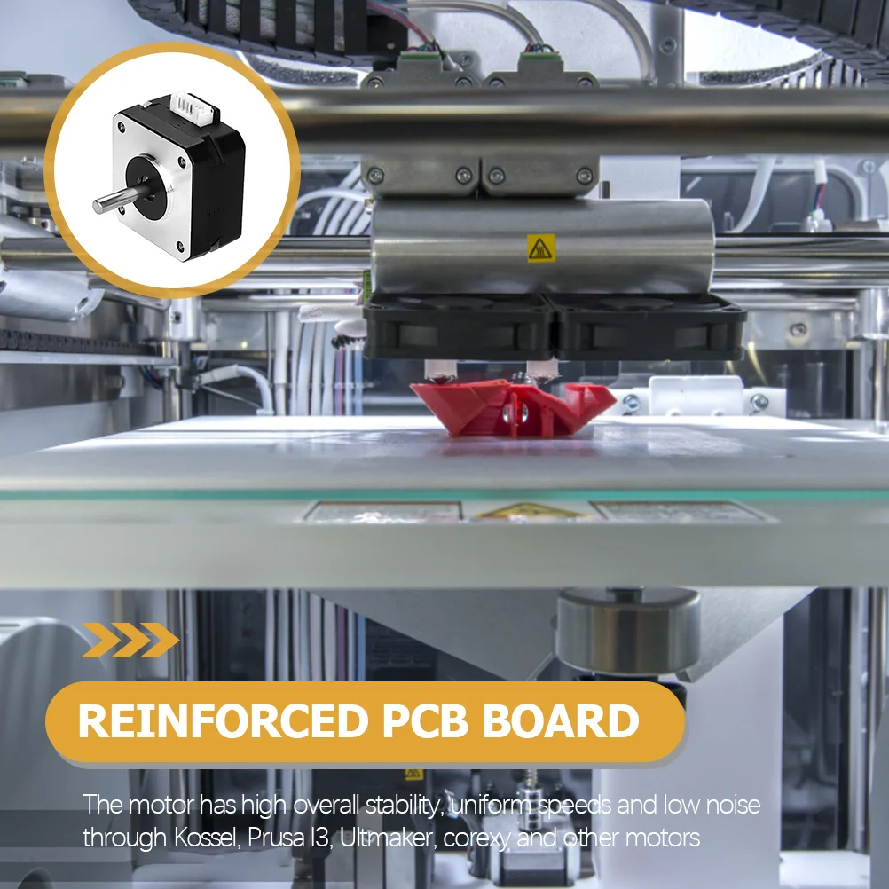 

Universal Phase Stepper Motor Reinforced Pcb Wear-Resistant Teeth High Torque for 3D Printer Stepper Motor