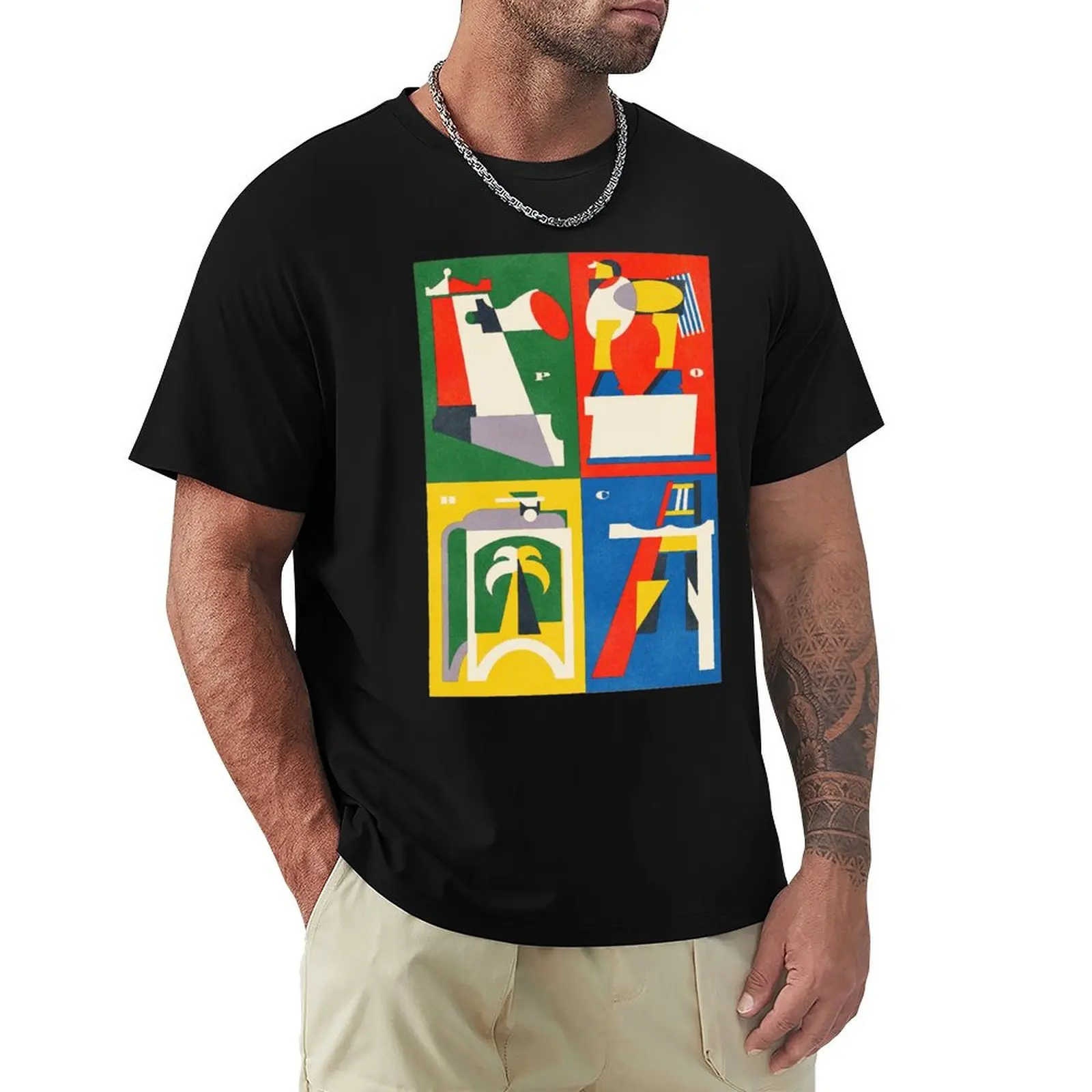 Ornament, Bottle, Chair T-Shirt men t shirt cotton 100% T-Shirt