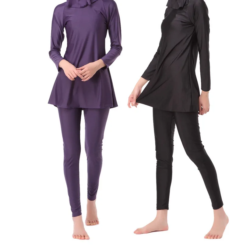 

Women's Clothing Muslim Fashion Muslim Swimwears Conservative Polyester Swimsuit​ High Strecth Swiming Suit Beach style Summer