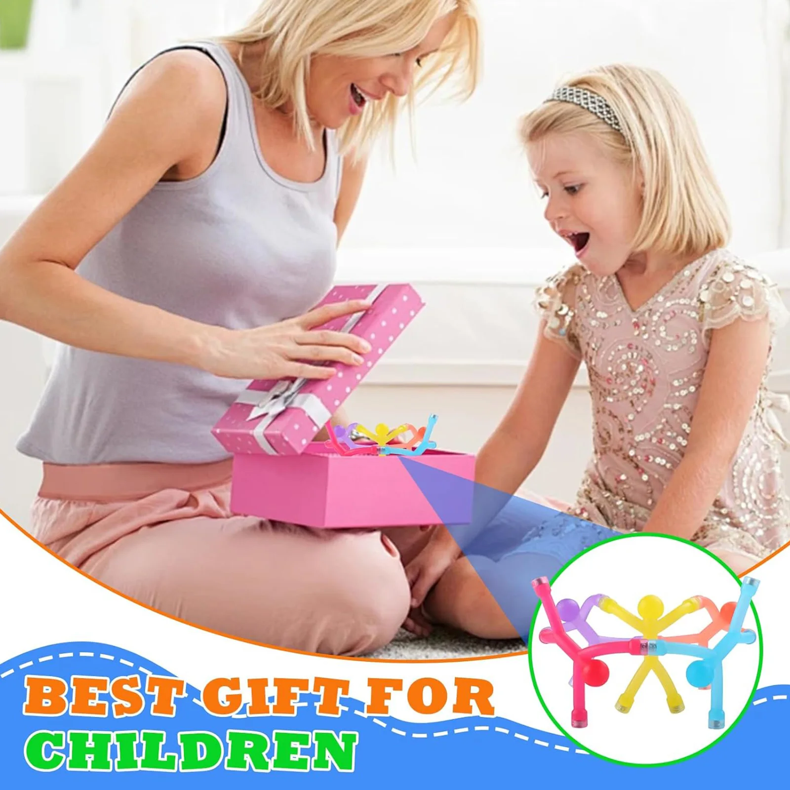 Stressverlichtend speelgoed, mini kleurrijke magneet veelzijdig wandklimbeeldje, magnetische creatieve magneet kindercadeau