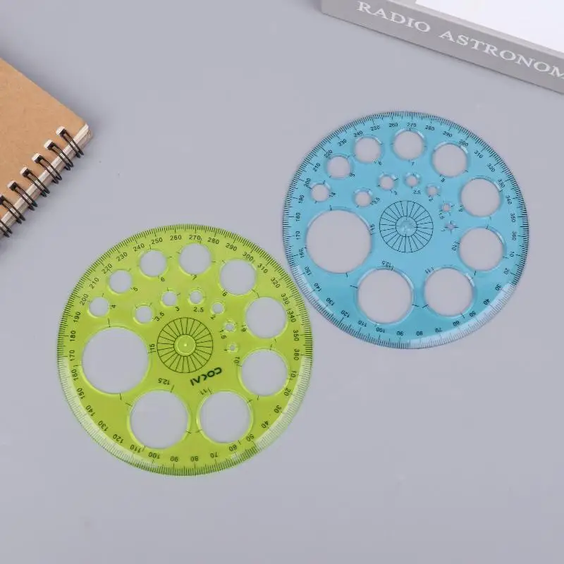 Modelli di disegno geometrico di precisione 1/2/3 pezzi - Set di stencil per cerchi e forme per studenti, artisti e architetti