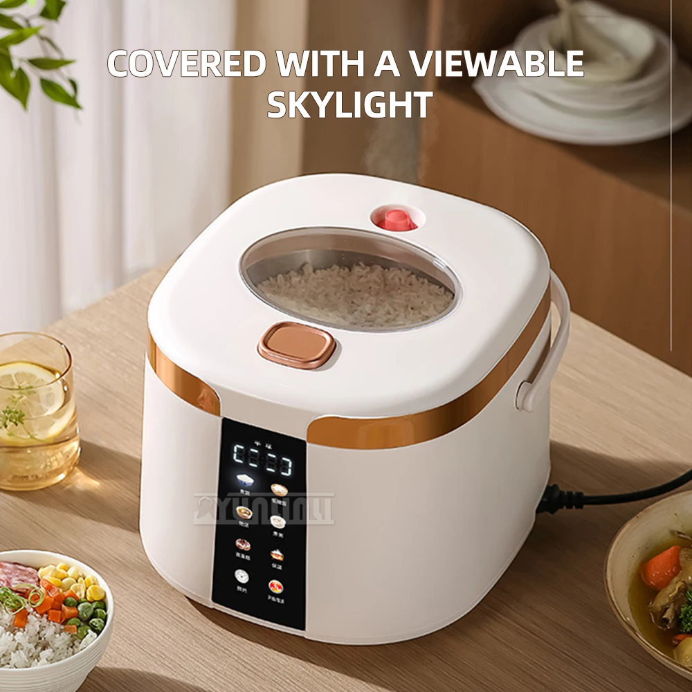 Pot de cuisson à la vapeur à réservation intelligente 5L, cuiseur à riz électrique multifonctionnel de séparation de soupe de riz HHD750T