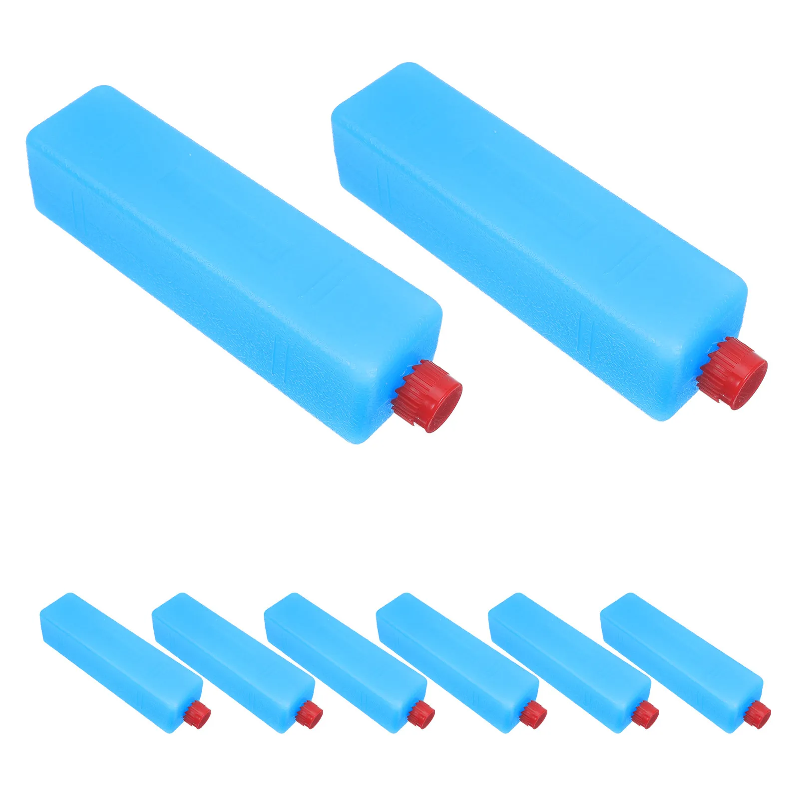 8Pcs Air Conditioner Fan Ice Packs Reusable Refillable Freezer Blocks Rapid Cooling for Small Space Lunch Box Cooler Camping