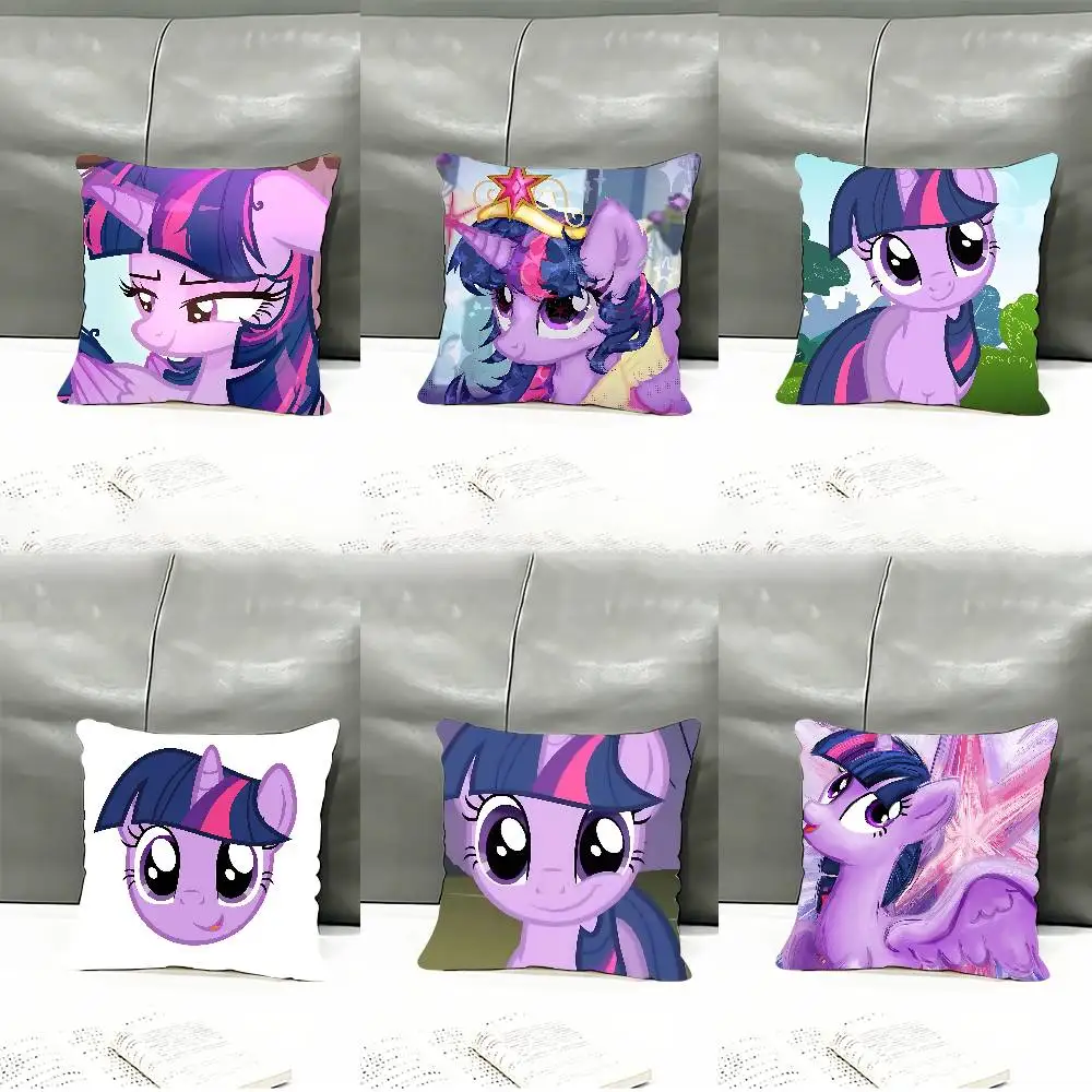 Shy T-Twilights Sparkles Case Plush Fabric Soft Pillowcase Double Sided Print Cushion Cover Household Gifts