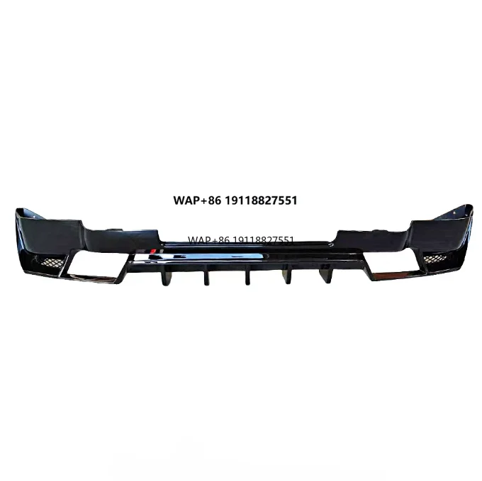 

Carbon Fiber Rear Diffuser Exhaust Tips Lip Pipe Stylish PP Bumper Accessory Suitable for Defender New Condition Auto Parts
