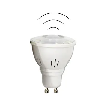 PIR LED 電球 3 ワット GU10 男センサー付き 220-240V AC ホテルランプガレージ廊下バルコニー Asile 通路使用自動作業
