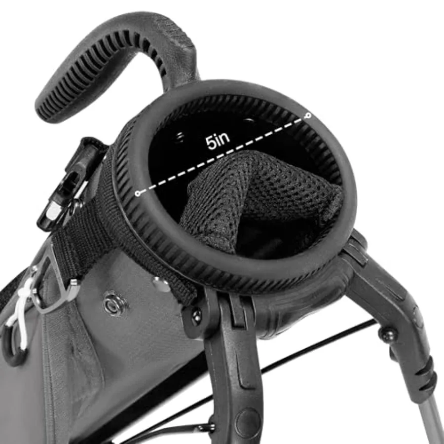 Sunday Golf Bag with Stand 3.2 Lbs Lightweight Pitch and Putt Carry Bag with Cooler Pocket Portable Driving Range Club Case for