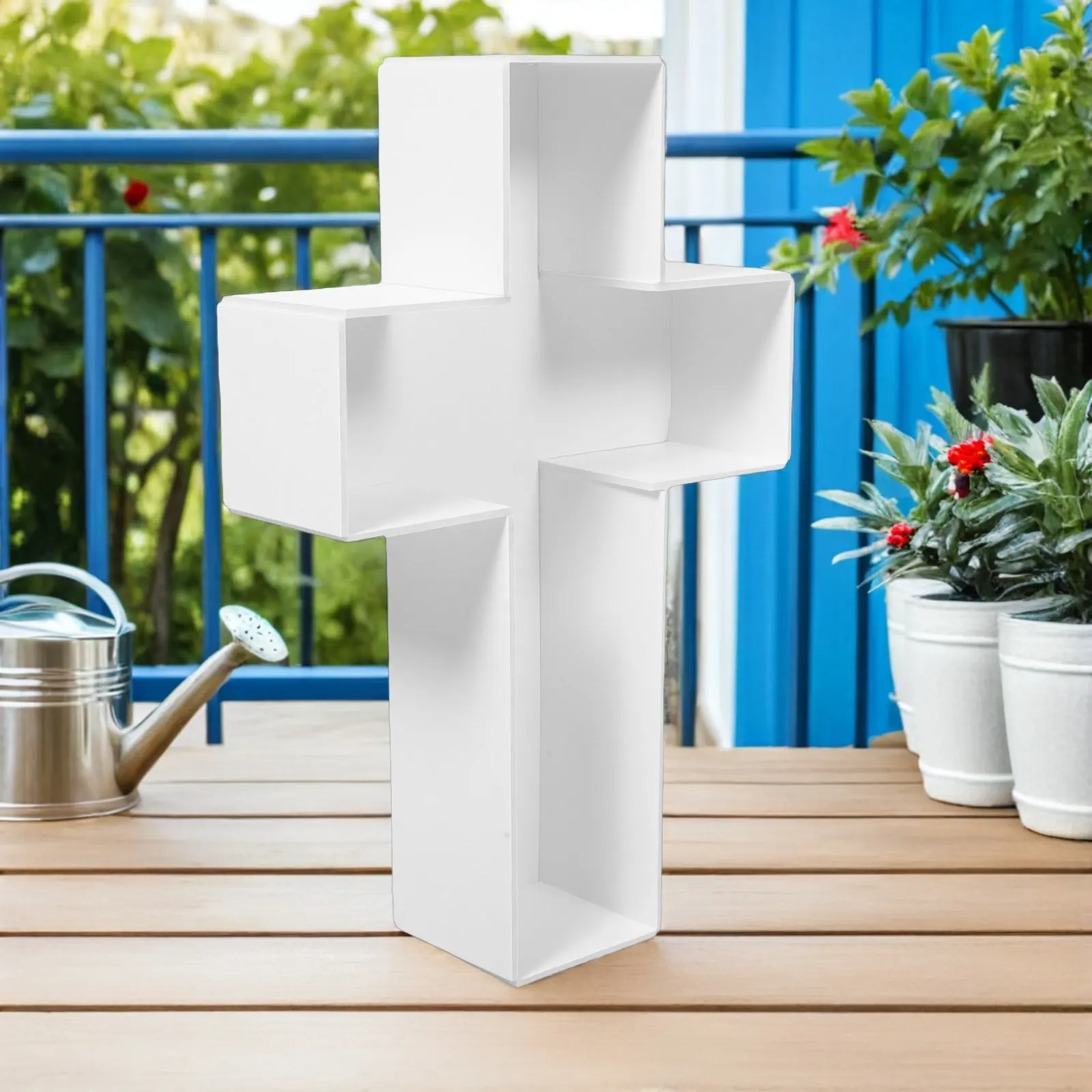 Cross Mosaic Balloon Frame 1.8ft Matte Lamination Thick Foam Board Fillable Cross DIY Easter Baptism Wedding Christian Decor