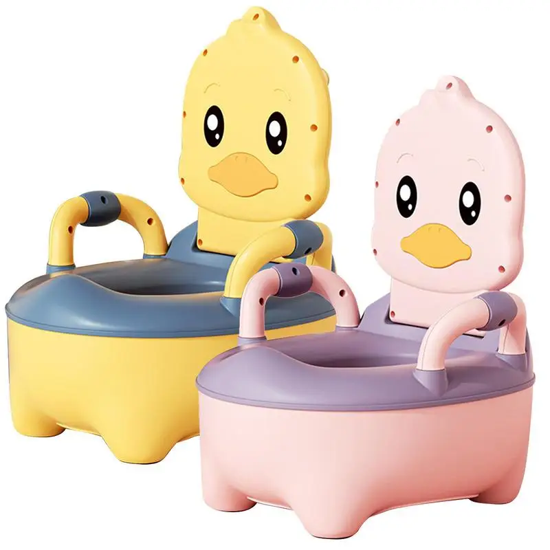 Duck Shape Potty portátil para crianças, Potty com gaveta conveniente, WC móvel, Piqueniques e pais, meninas e meninos, viagem