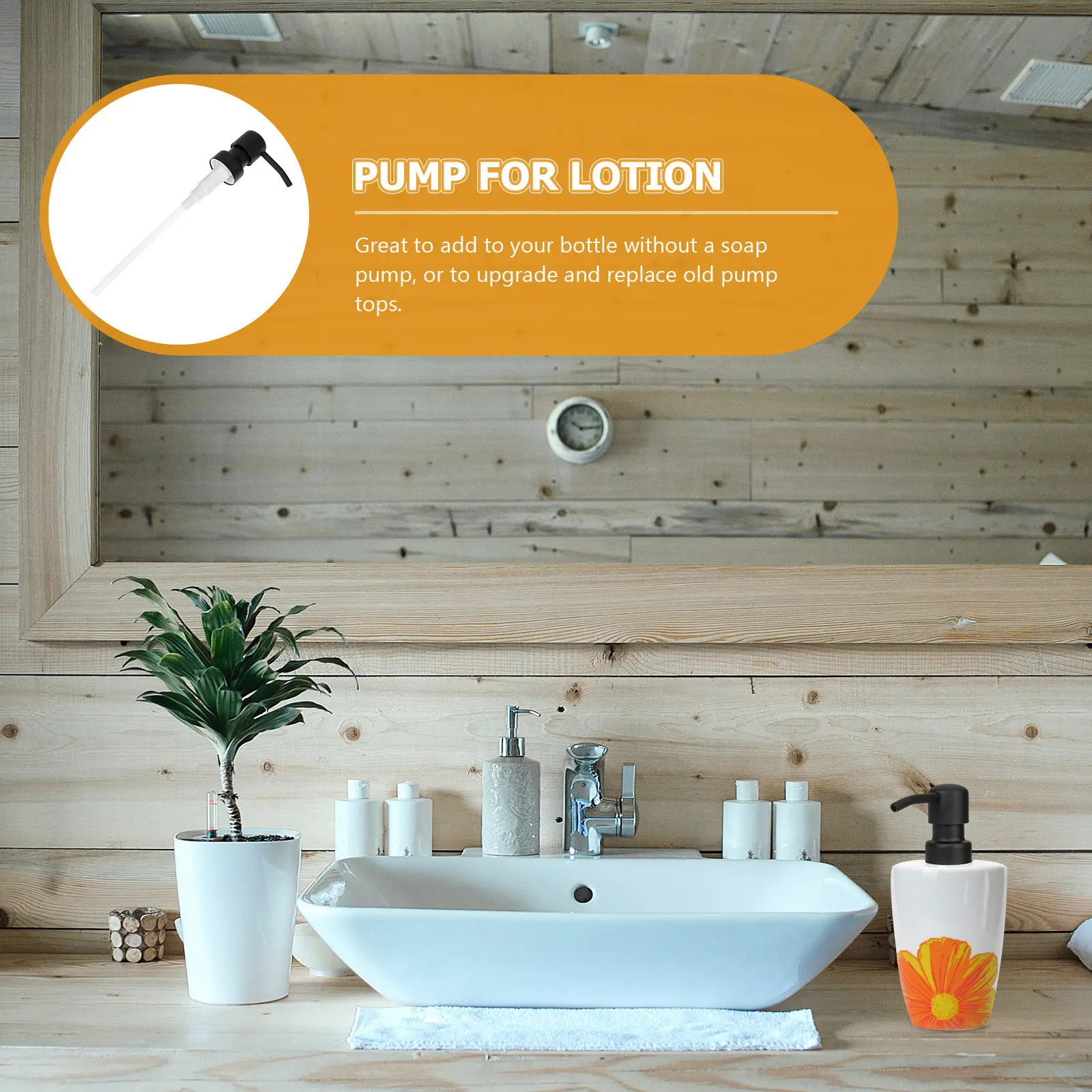 Soap Lotion Dispenser Pressing Pumps Kitchen Hand Liquid Container Bottle Stainless Steel Nozzle