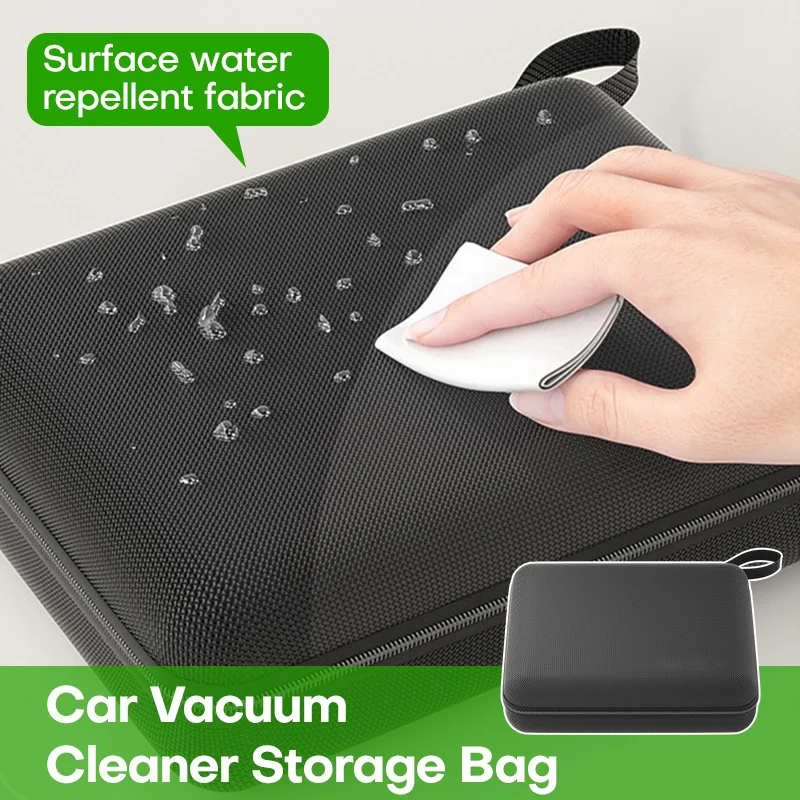 

Waterproof Wear Resistant Car Vacuum Cleaner Storage Bag Portable Hard EVA Tools Case 3c Accessories Charging Cable Organizer