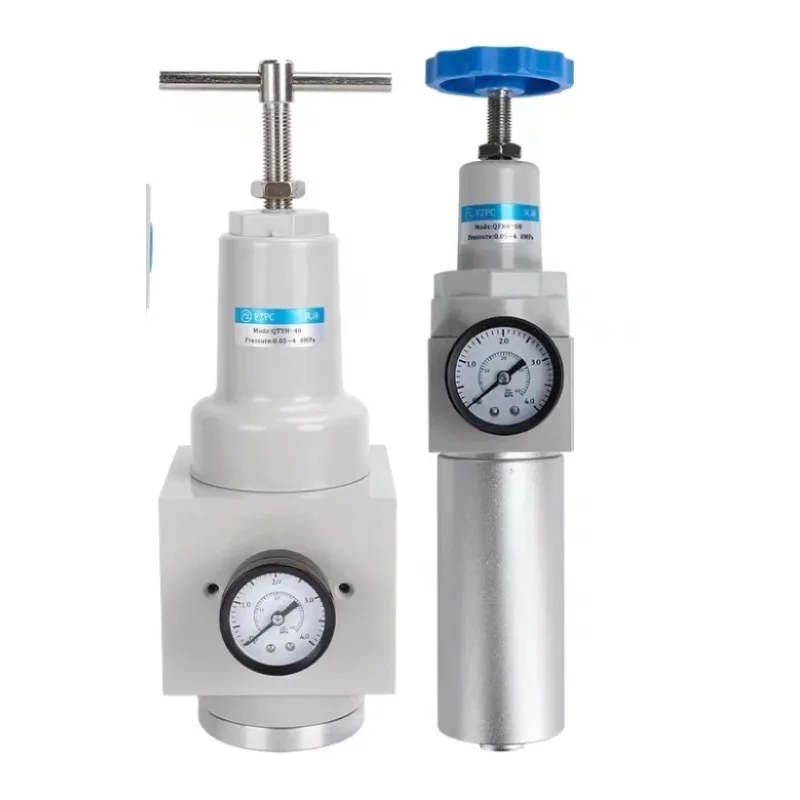 High pressure pneumatic air filter regulator QFRH-08/10/15 1/4 3/8 1/2 inch Manual drain units 40bar oil and water separation