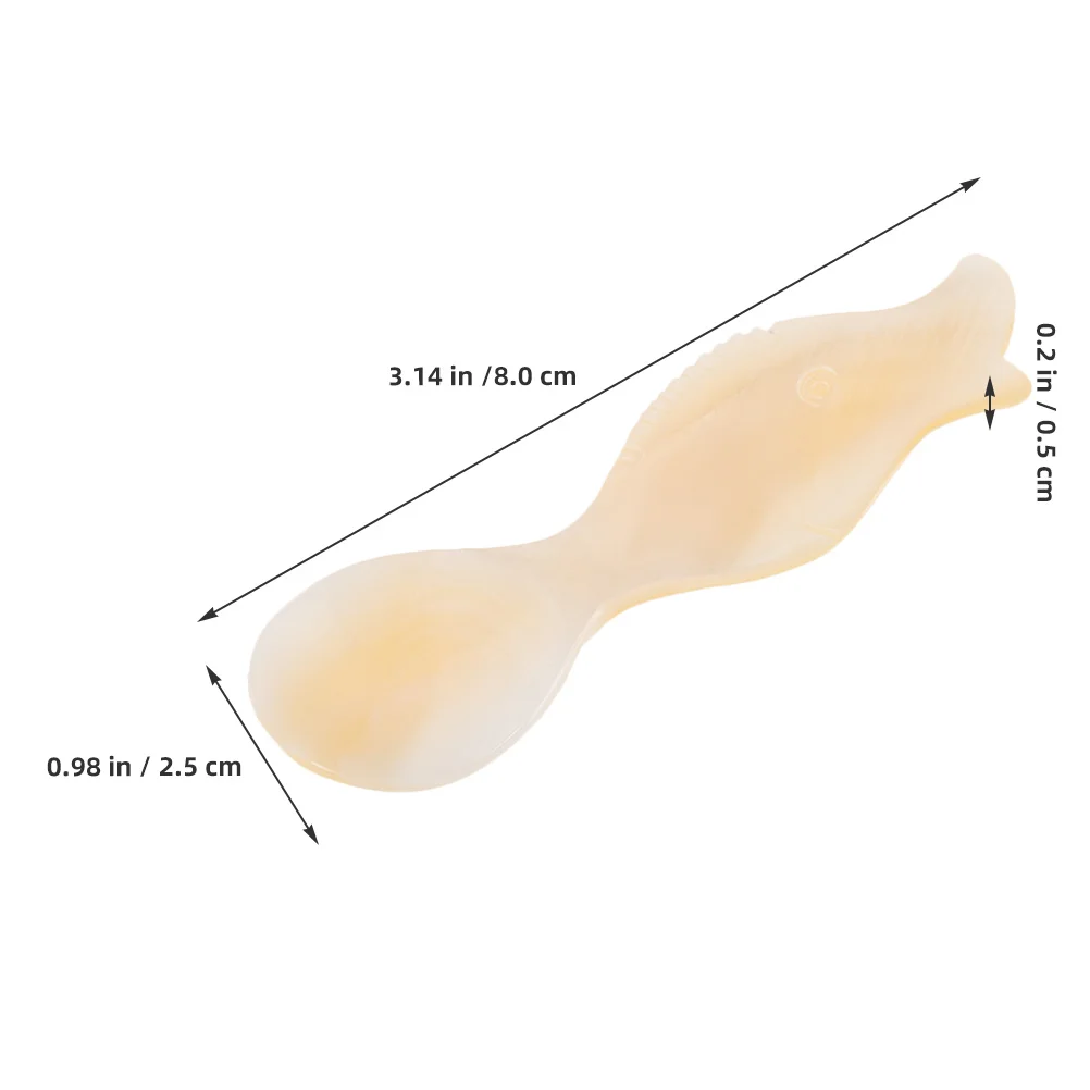 

2Pcs Shell Dessert Spoons Practical Coffee Juice Ice Cream Soup Small Spoons Kitchen Essentials Shell Spoon Small Scoops