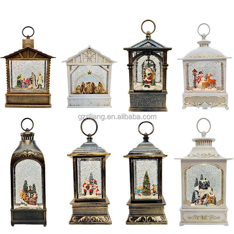 Christmas Wind Lamps Crystal Lights Santa Lights Christmas Party Decorations Ornaments Festival Gifts