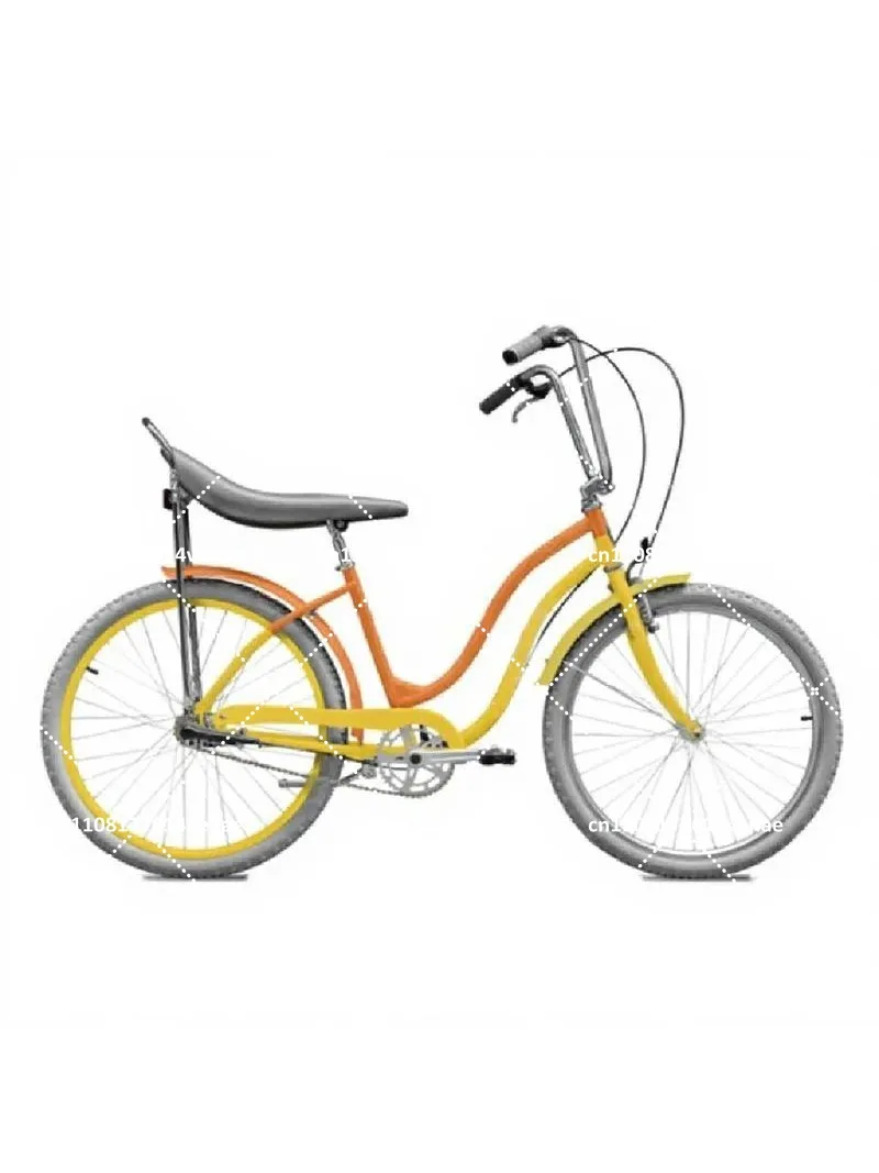 Beach Cruiser Banana Seat Cushion, Extra Wide Soft Comfortable Bicycle Saddle for Men Women