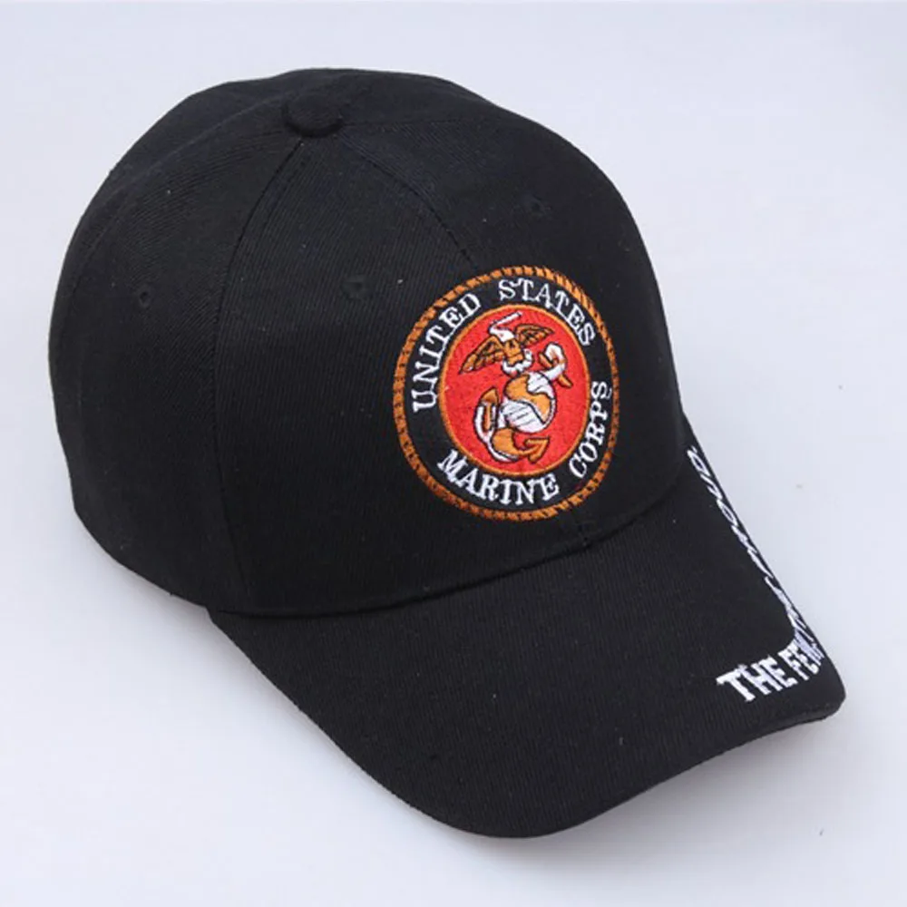 High Quality United States Marine Corps Snapback Tactical Bone Baseball Cap Men Navy Seals Hat For Adult Trucker Caps Hip Hop