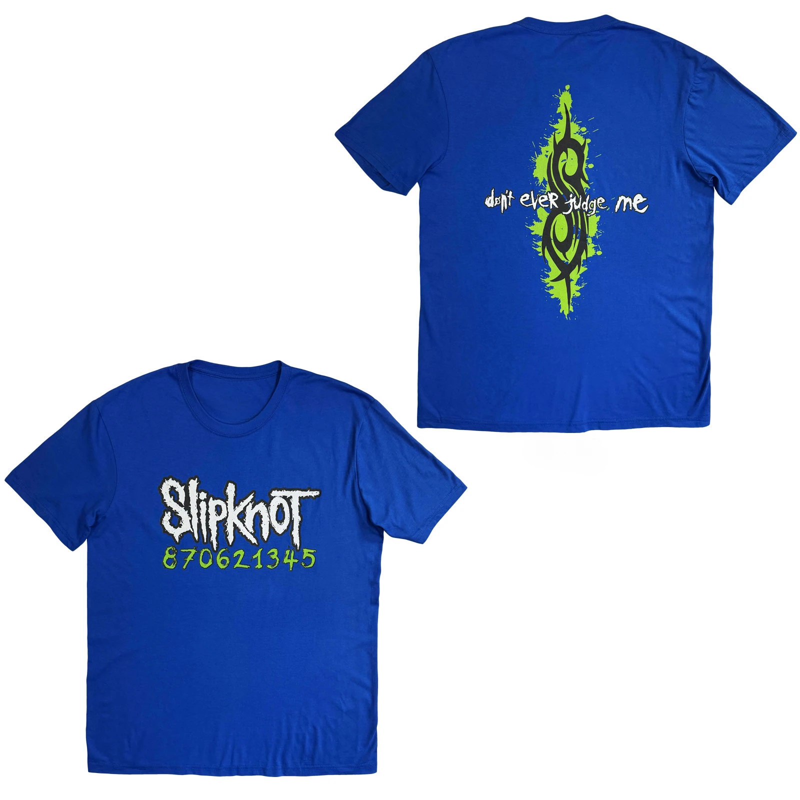 Pop Slipknot Graphic Cotton T-shirt Unisex Summer Short Sleeve Fashion Brand Tee Luxury Casual Vintage Retro Tees - view 5