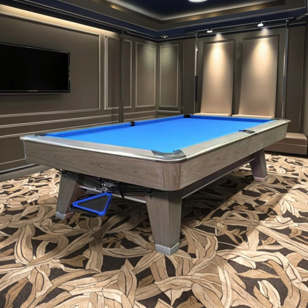 

Professional competition American 9-ball pool table Export slate commercial automatic return 9-foot pool table