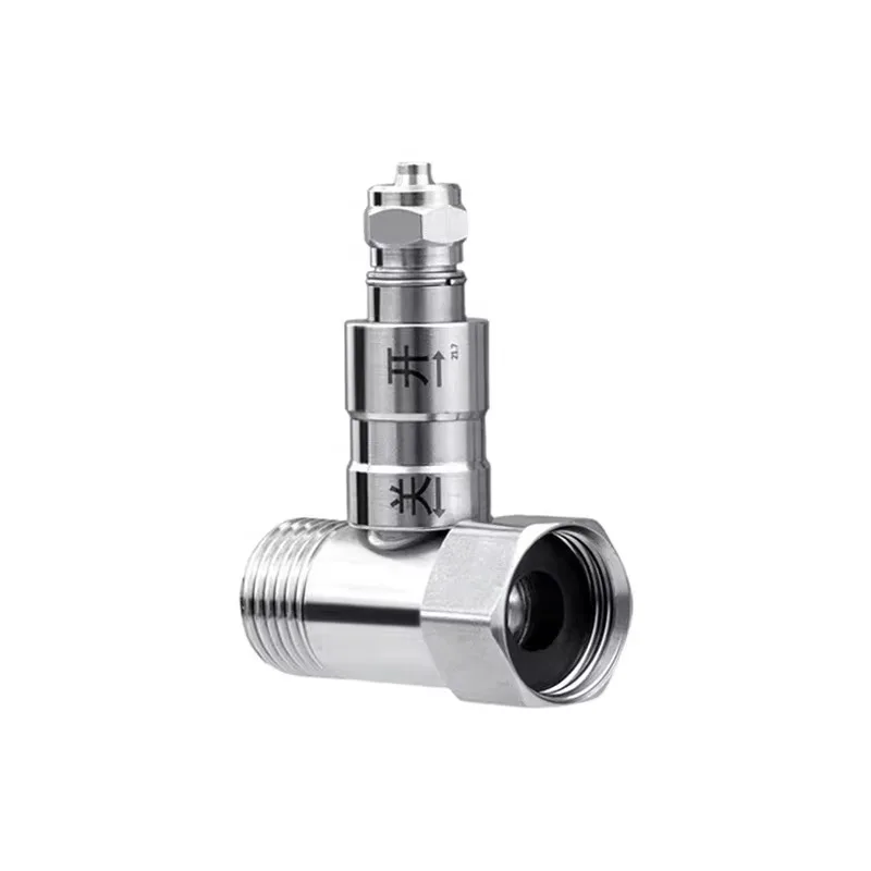 10 Stainless Steel Water Filters Purifier Ball Valve Faucet Faucet Safety Manual 1/2 1/4 RV and Auto Feed Adapters