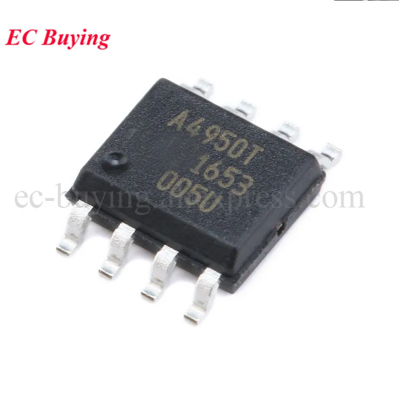 5pcs/1pc A4950ELJTR-T SOIC-8 A4950 A4950T SOIC8 Full-bridge DMOS PWM Motor Driver New Original