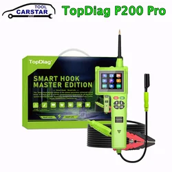 Best TopDiag P200 Pro Automotive Circuit Tester 12V 24V Power Circuit Probe Kit Car Voltage Resistance Relay Test