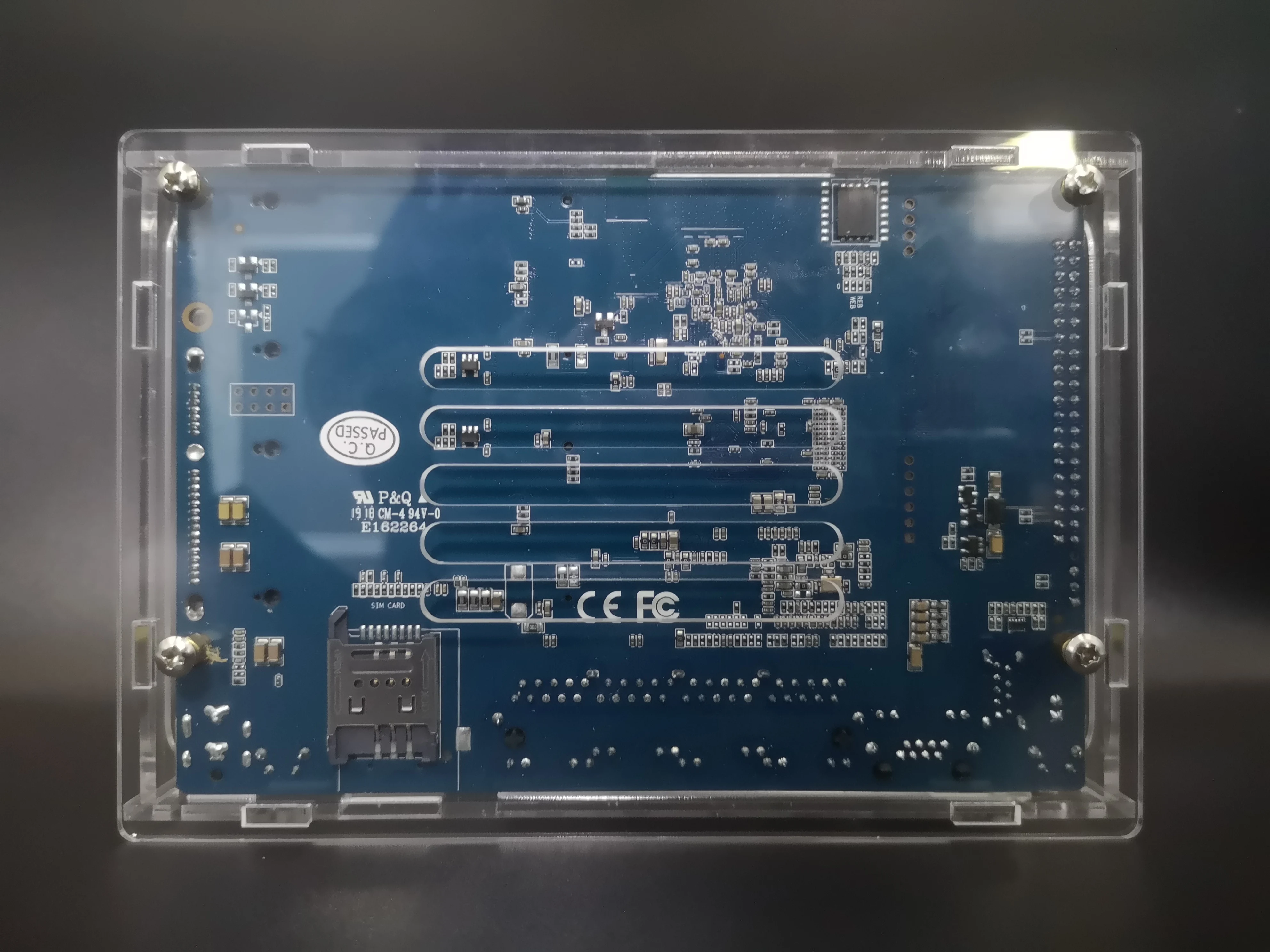 الموز PI R64 الاكريليك/حافظة شفافة