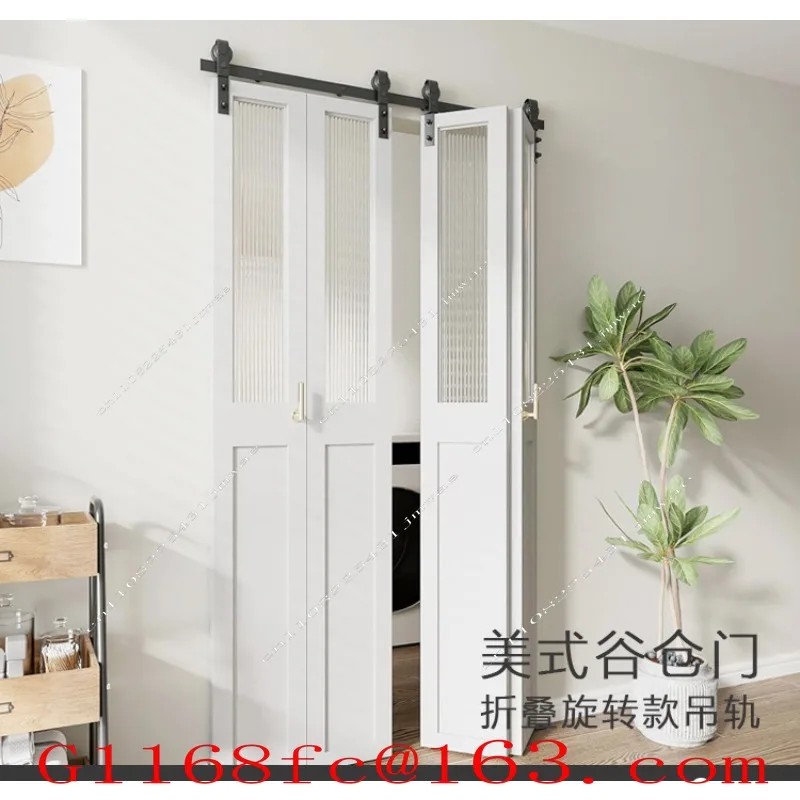 Folding Barn Door Slide Sliding Door Guide Rail Hardware Accessories Translation Door