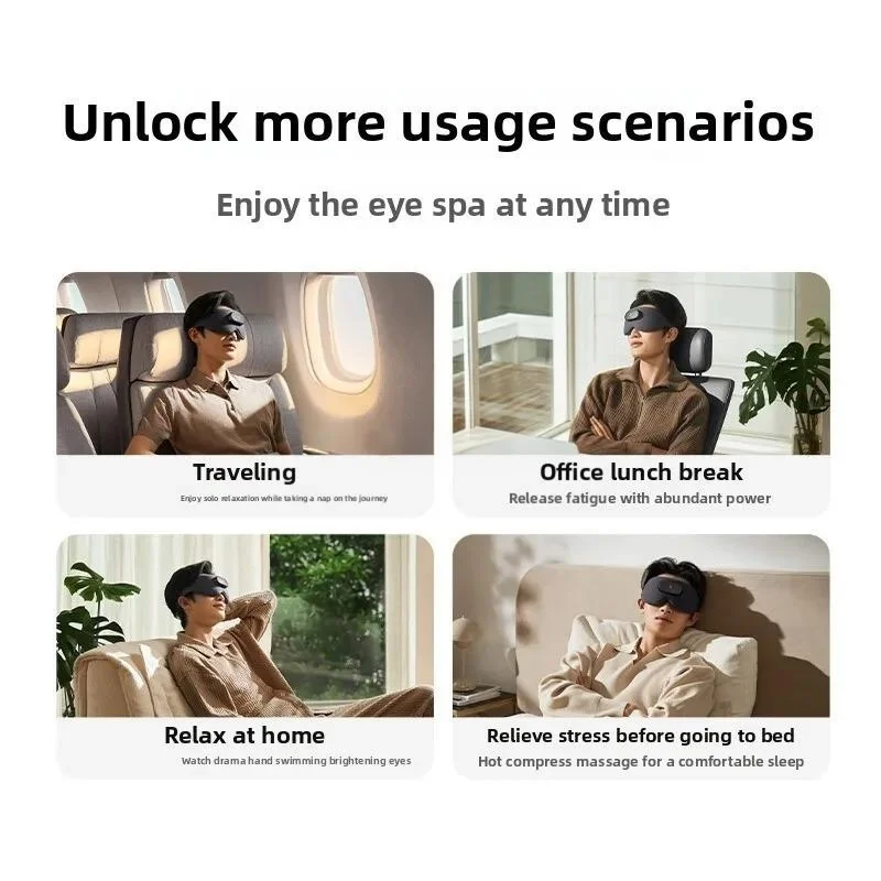 قناع العين الجديد من Xiaomi Mijia لتخفيف تعب العين وضغط الحرارة والاسترخاء - هدية مفروكة