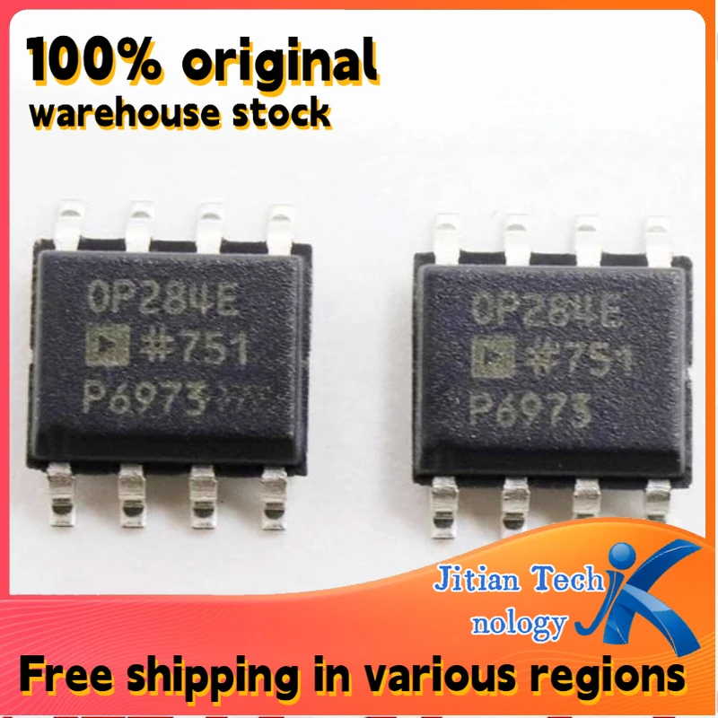 10PCS 100% new OP284ESZ logo OP284E SOIC-8 Operational amplifiers Professional distribution