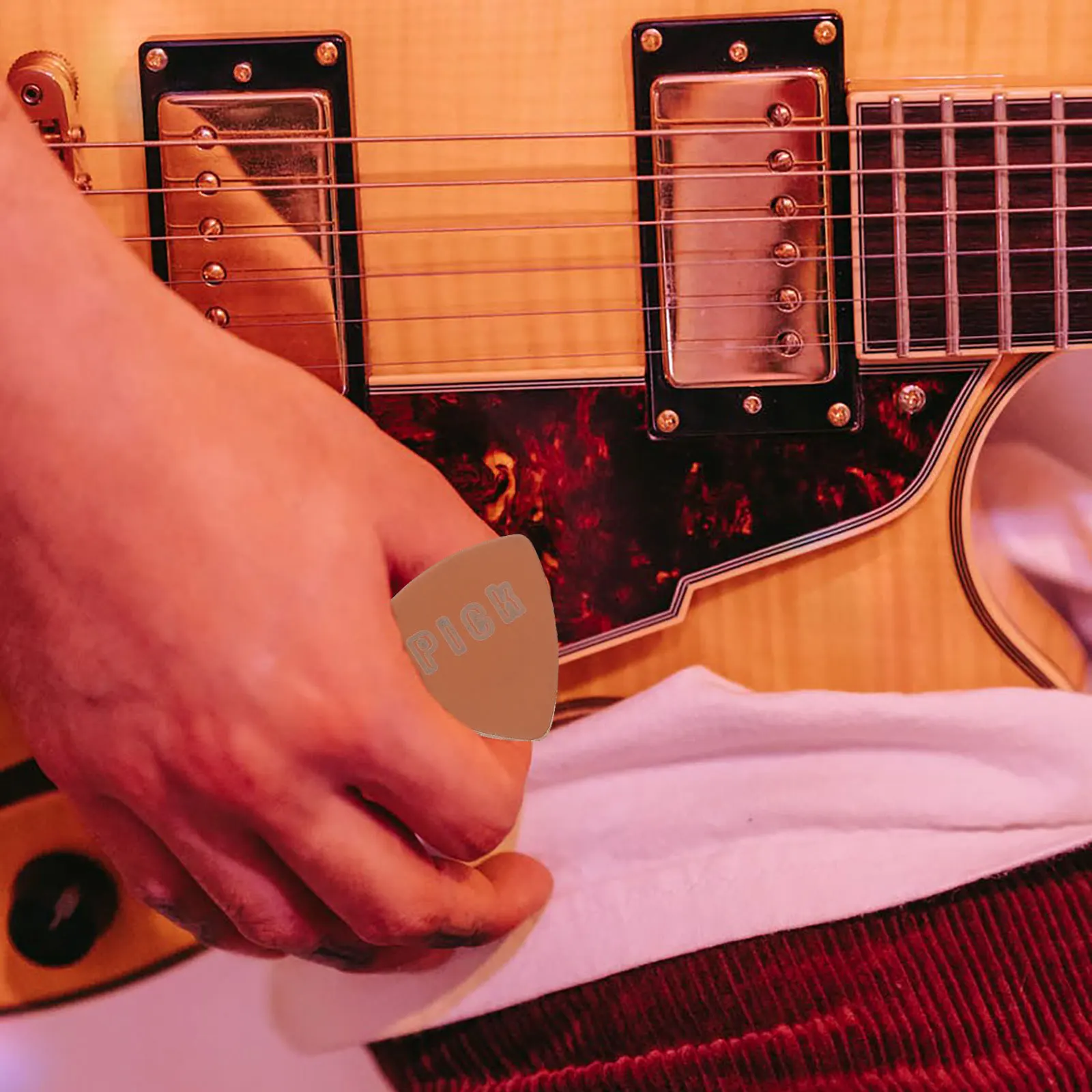 

8pcs Guitar Picks Thick Replacement Plectrums For Electric Acoustic Bass Ukulele Durable String Instrument Accessories