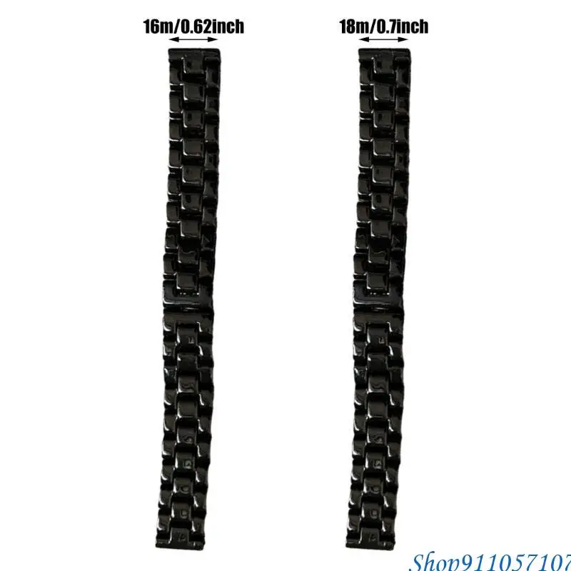 203bファッショナブルな3つのビーズウォッチストラップベルトセラミックウォッチバンド16mm/18mmウォッチ