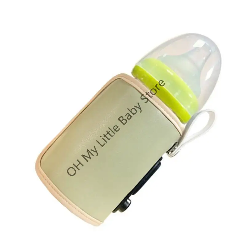 M76C المحمولة حليب الطفل الحرارة حارس زجاجة الطفل دفئا حقيبة 6 التروس قابل للتعديل السفر زجاجة دفئا غطاء USB جهاز تدفئة الزجاجة