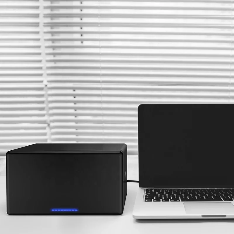 Scatola per array di archiviazione di dischi per armadietti per dischi rigidi multi-bay Scatola per unità a stato solido da 3,5 pollici (non inclusa HDD)