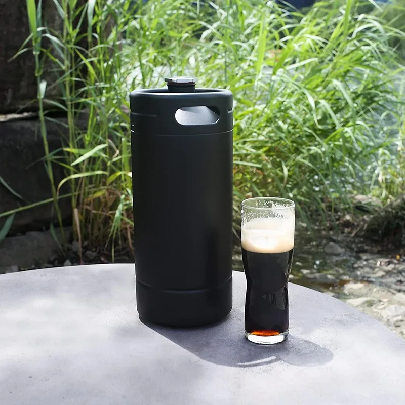 2L4L Mini Barrel 304 Stainless Steel Draft Beer Keg Beer Keg Baijiu Keg Baijiu Pot Home Brewing