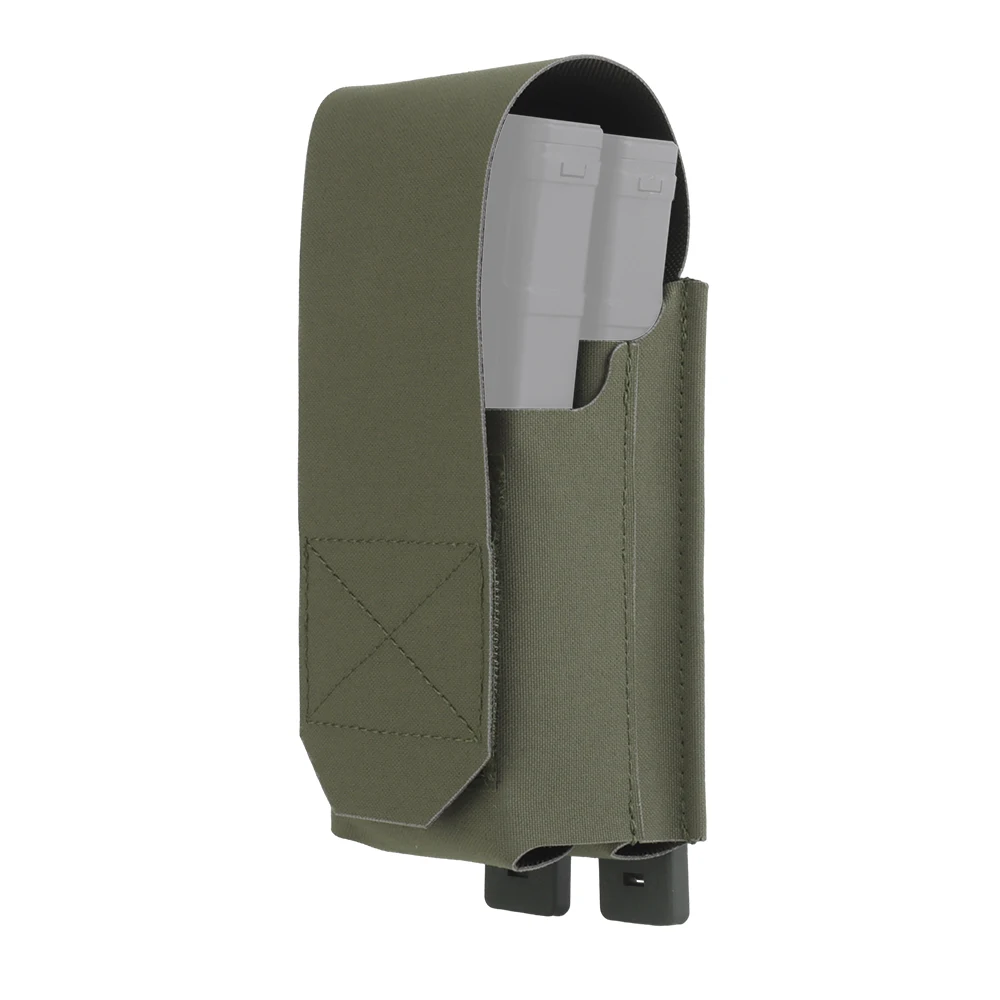 5.56 Double Magazine Pouch Tactica Vest Accessory Molle Bag Outdoor Tool Flashlight Torch Pouch 5.56 Flip Double Mag Pouch