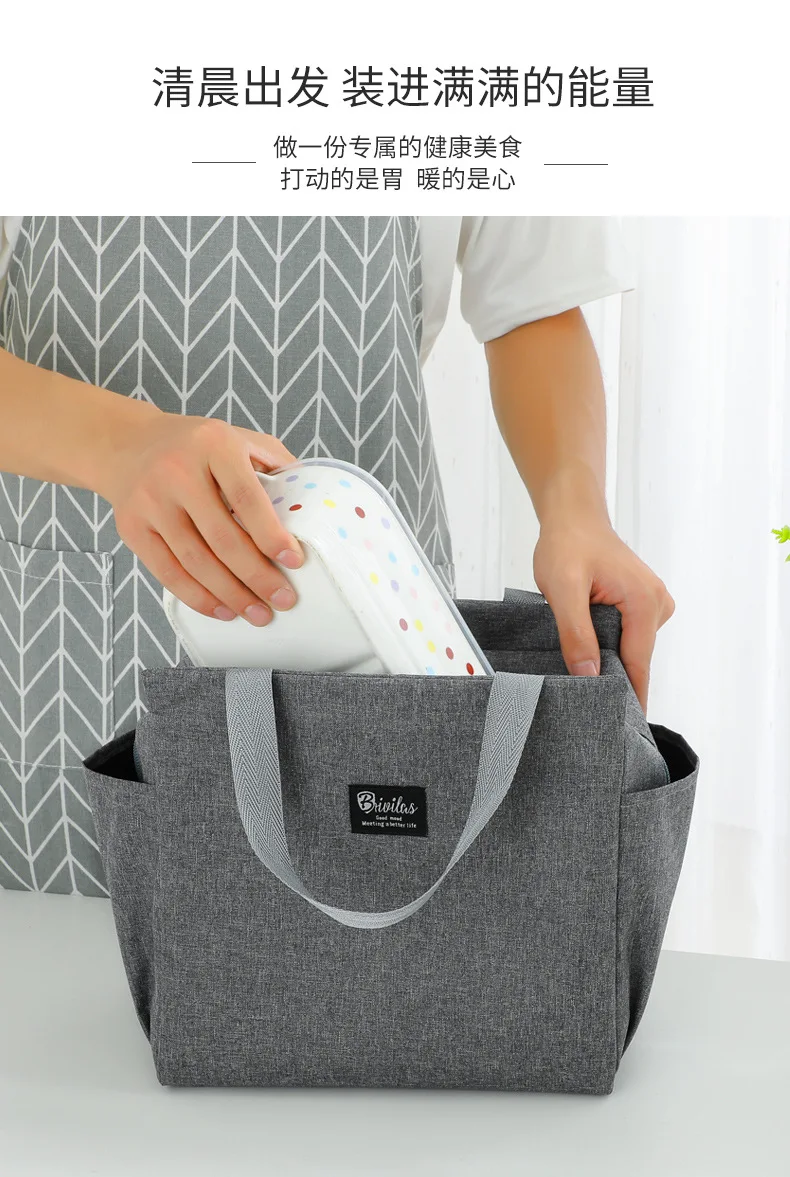 Large Capacity Cooler Bag Oxford Portable Zipper Thermal Lunch Bags Insulated Freezer Bag Camping Picnic Bag