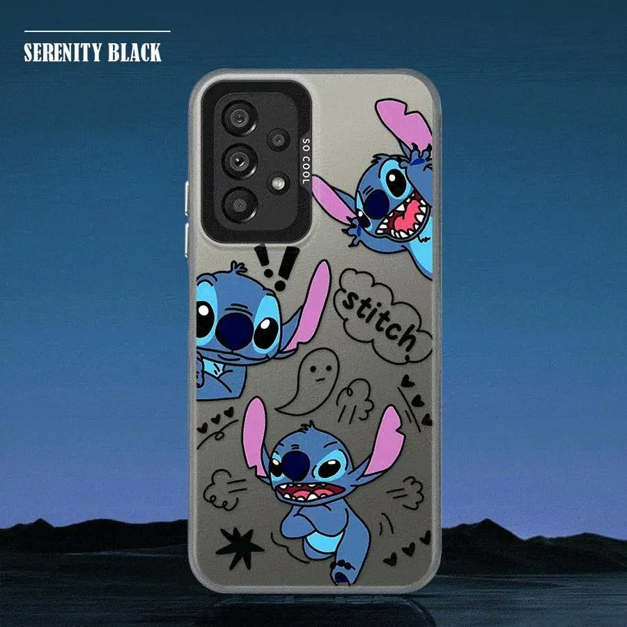 Disney Stitch Phone Case for Samsung Galaxy A15 A25 A16 5G A51 A52 4G A53 A54 A55 A71 A72 A73 Hard PC Cover