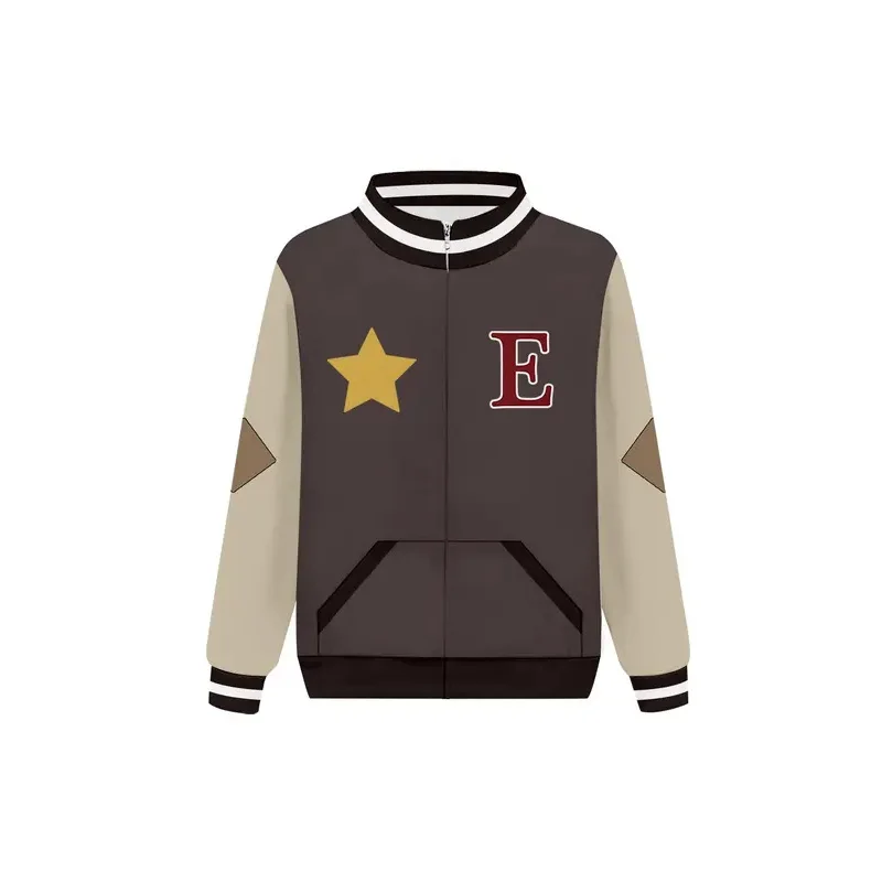 أزياء أنيمي البومة كوس هاوس لوز نوسيدا التأثيرية مع قلنسوة وسحاب البيسبول سترة معطف معطف غير رسمي قماش تنكر يومي #2