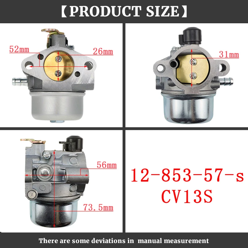 Carburetor Carb Fits Kohler 12-853-57-S CV13T CV13S CV15S CV14 CV12.5 CV14S