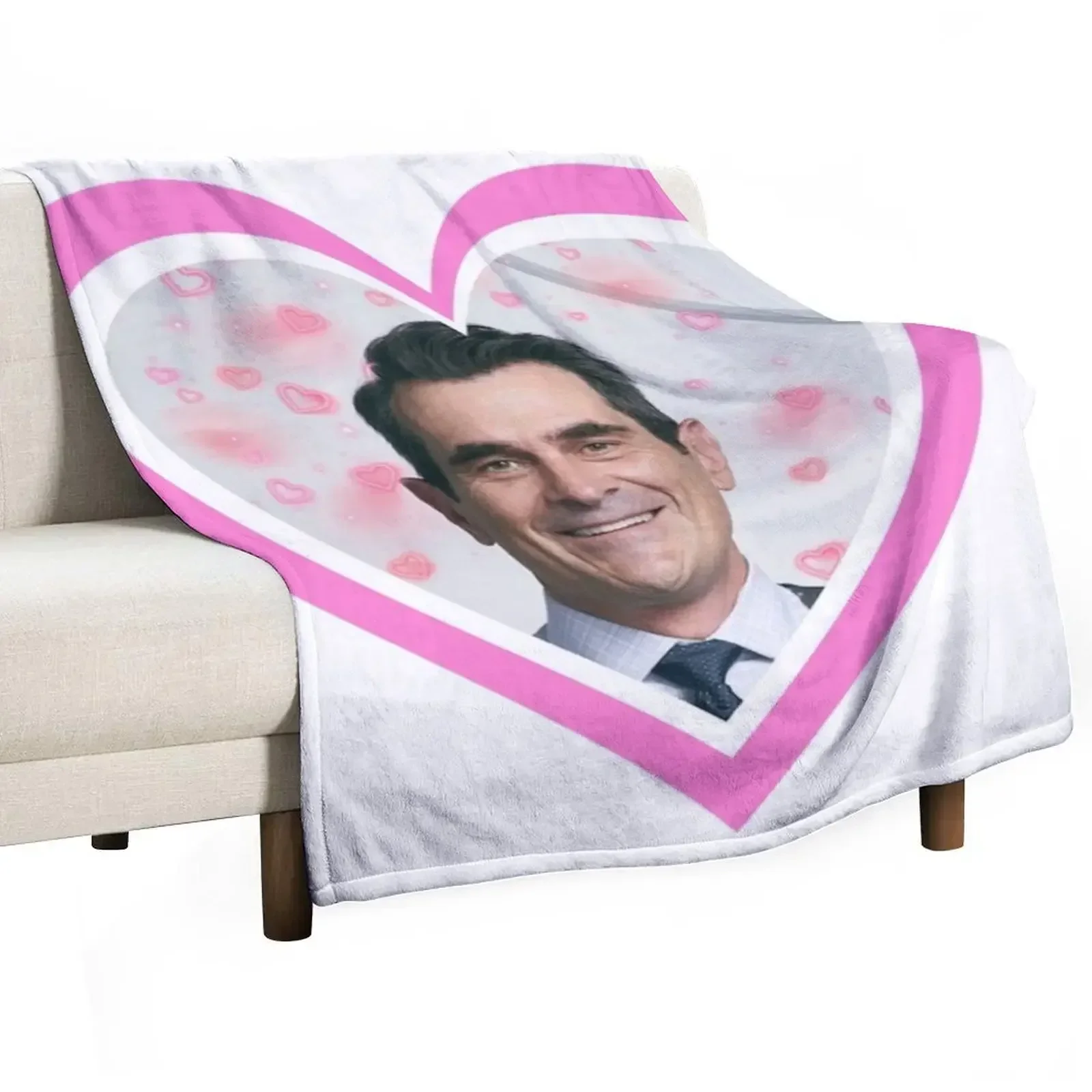 

Modern family: Phil Dunphy heart Throw Blanket Weighted Summer Beddings Thermals For Travel Blankets