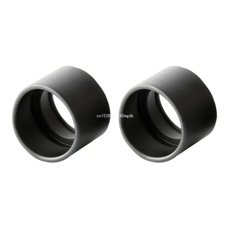 2Pcs Microscope Eyecups Ocular Cover Guards for Binocular Trinocular Eyeshield Dropship