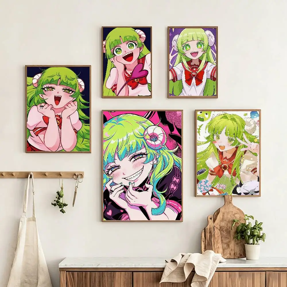 M-Mairimashita Iruma-kun V-Valac Clara Poster HD Self Adhesive Waterproof Wall Art Ideal for Home Office Dorm Gift Customizable