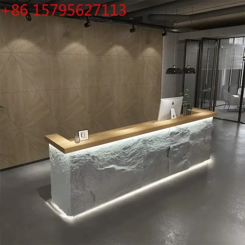 

Reception Desk Luxury Home Counter Beauty Institute Salon Furniture Bank Pink Shop Service Cosmetics Church Pulpit Moveable Bar