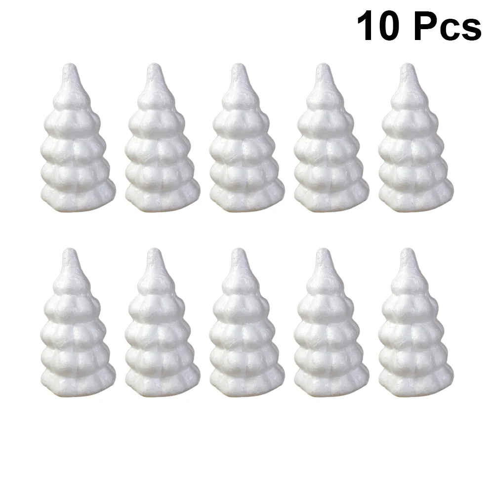 

10pcs Christmas DIY Crafts Creative Handmade Xmas Tree Decor DIY Accessories Christmas Gift for (9.5x4.5x4.5cm)