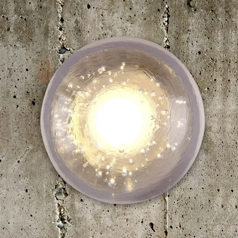 Everbright Store Outdoor Stairs Aisle Light Waterproof Exterior Wall Light Balcony Landscape Light Crystal Foot