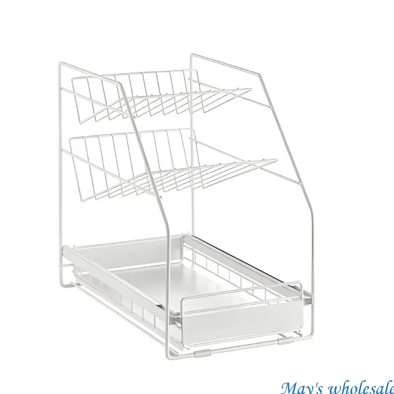 

Space Saving Remove Drawer Kitchen Under Sink Planner Slanted Plan For Easy Retrieval Constructed From Iron 448A