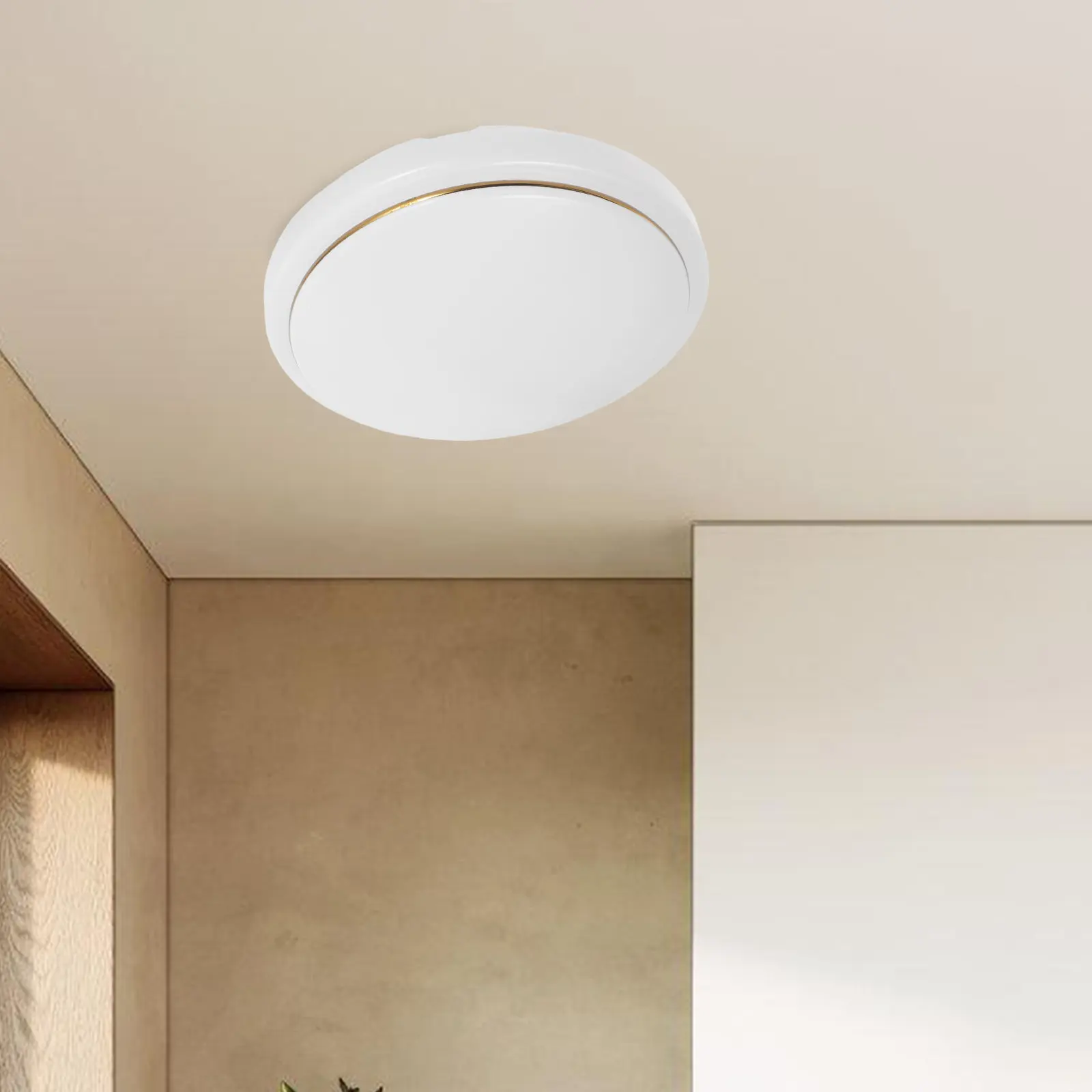 Ceiling Lamp Lampshade Plastic Reusable Dustproof Round Cover Light Fixture Replacement Household Indoor Light Cover
