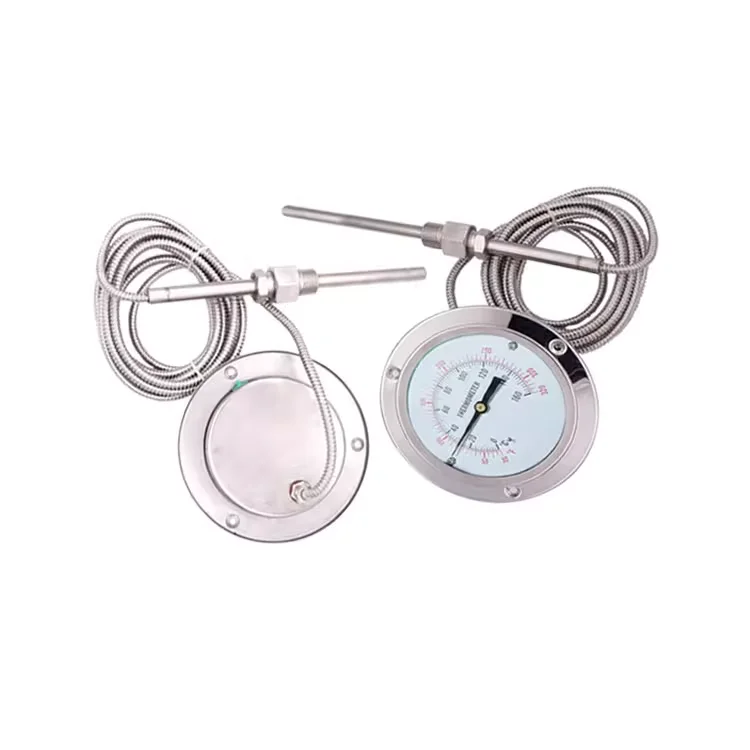 Dial Type Gas Filled Barbecue Grill Pressure temperature Gauge  0-650CC 4 Inch Capillary