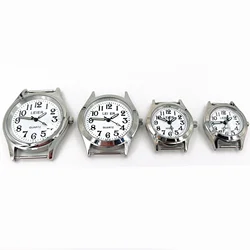 Watch Accessories All Steel Leer 2035 Movement Head Table Brass Case Digital Quartz Watch Pitch 12/14/18mm