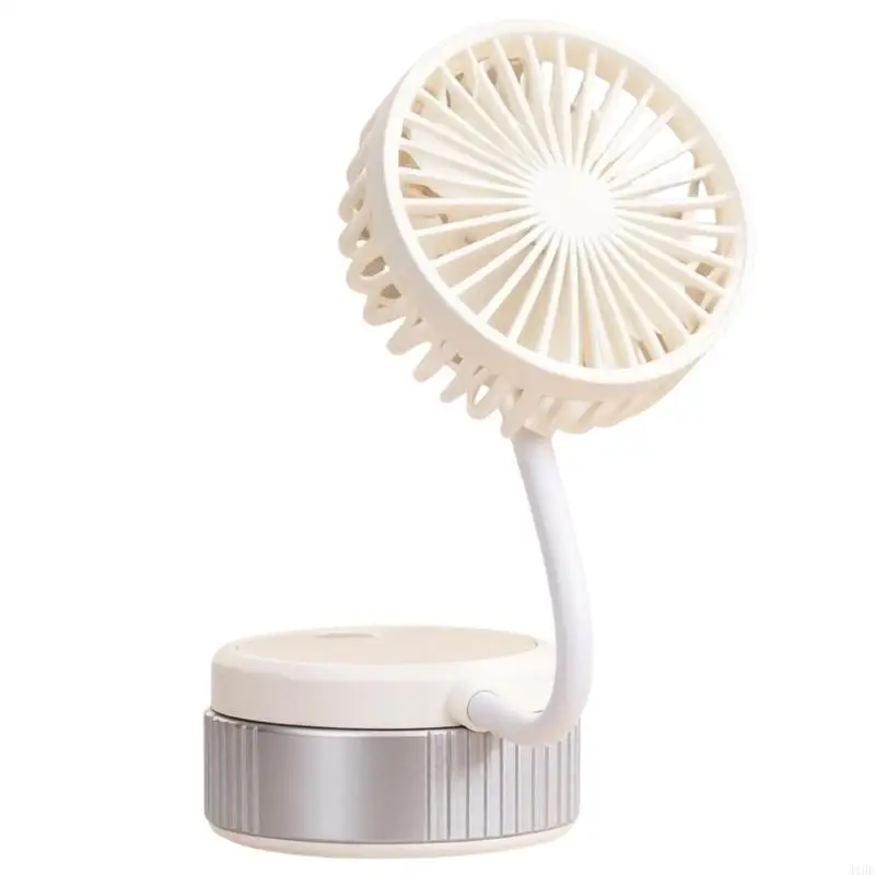 J1HF Quiet Operation Wall Mounted USB Fan with Flexible Suction Cup ABS Construction